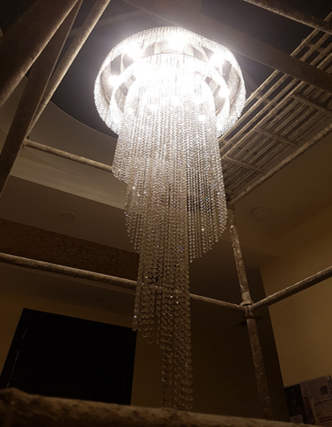 Spiral Duplex Chandelier