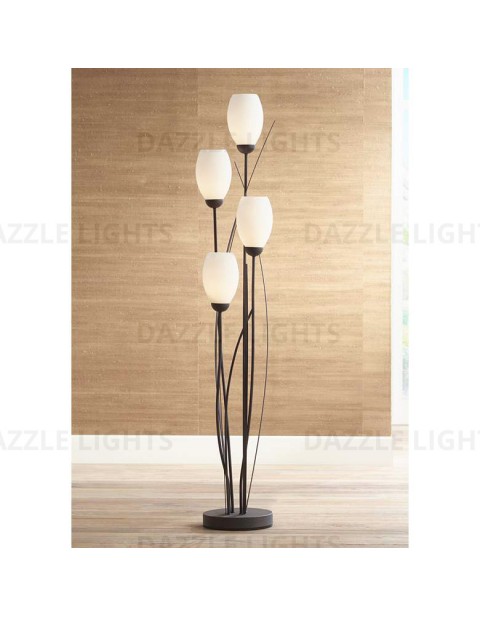 Modern Glass Floor Lamp