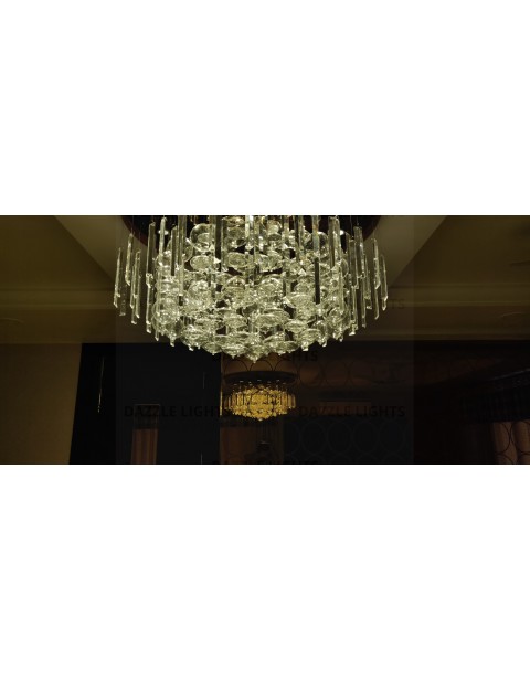 Crystal Glass Blend Chandelier