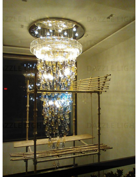 Hand Blown Glass Bespoke Chandelier