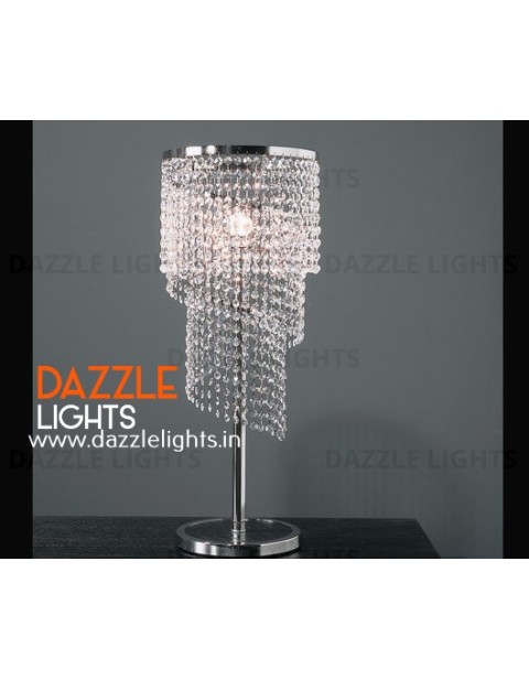 Spiral Crystal  Table Lamp