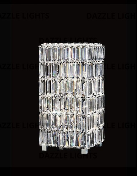 Sleek Crystal Table Lamp