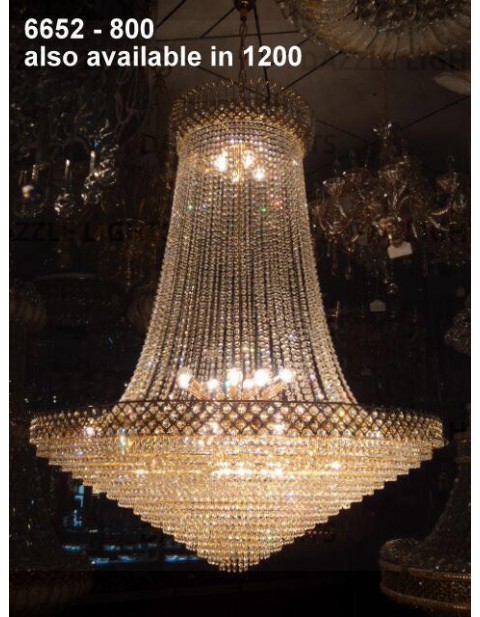 Golden Hanging Chandelier