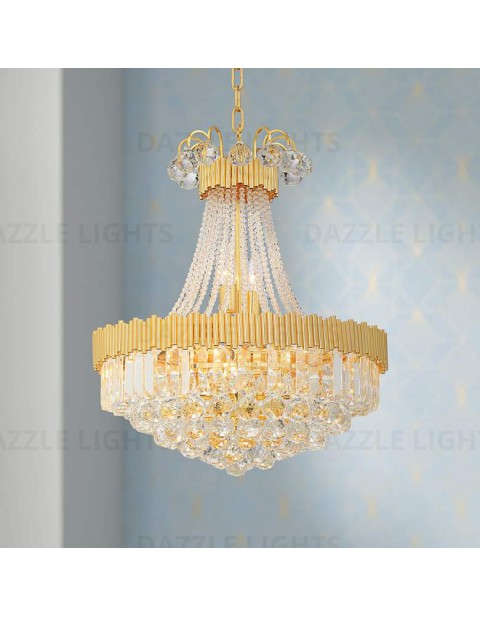 Matte Gold Chandelier