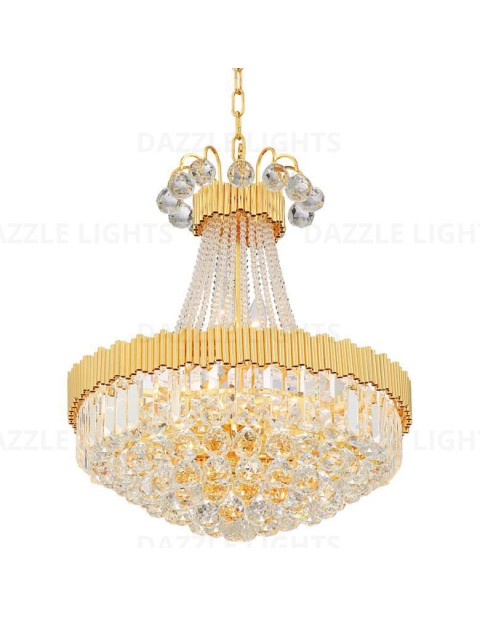 Matte Gold Chandelier